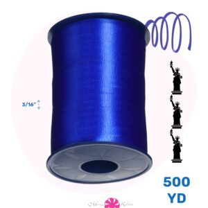 Morex Poly Crimped Curling Ribbon, 3/16-Inch by 500-Yard, Royal Blue (253/5-614)