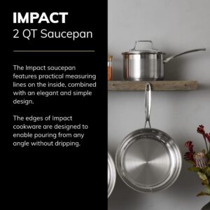 SCANPAN Impact 2 Qt. Saucepan with Lid