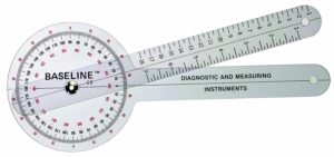 baseline plastic 360 degree isom goniometer, 12" length