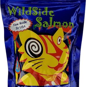 WILDSIDESALMON WildSide Salmon - 100% Wild Alaskan Salmon Freeze Dried Cat Treats - Healthy Training Treat - 3oz (3 Pack)