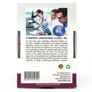 Asbestos Test Kit 1 PK (5 Bus. Days) Schneider Labs