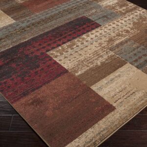 Osborne Multi-Colored Modern Area Rug 10' x 13'