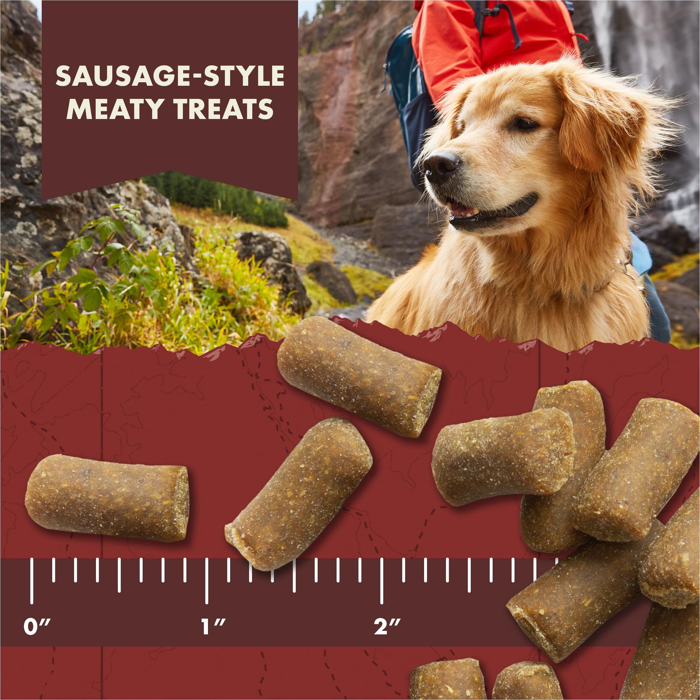 Zuke’s Lil’ Links Dog Treats for Dogs of All Sizes, Snacking Sausage Treats for Dogs, Pet Treats made with Real Pork & Apple, 6 oz. Resealable Pouch​ - 6 oz. Bag