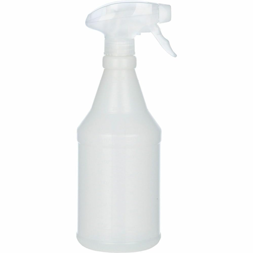 SKILCRAFT 8125-01-577-0210 Recyclable Plastic Trigger Spray Bottle, 24 fl oz Capacity, 7-7/8" Height, Opaque (Pack of 3)