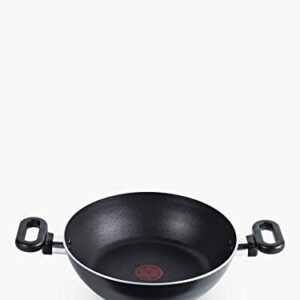 Tefal Non-Stick Kadai Curry Pan Madras Collection, Aluminium, Black, 26 cm