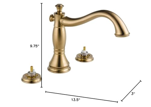 DELTA FAUCET T2797-CZLHP Delta Bath Faucets and Accessories, 3.00 x 9.75 x 13.50 inches, Champagne Bronze