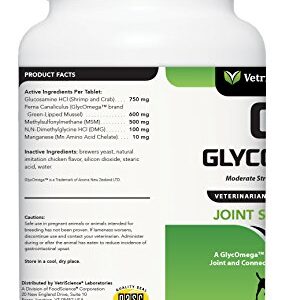 VETRISCIENCE Glyco Flex® 2 Hip and Joint Supplement for Dogs, Chewable Tablets (2 pack)