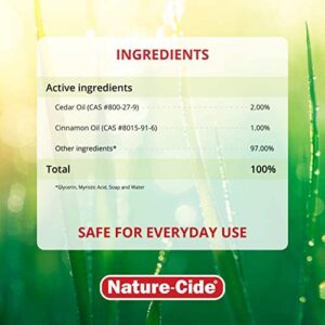 Nature-Cide Insect Repellent. Combats and Repels Many Outdoor Pests. Safe for Use Around Children and Pets (8 oz.)