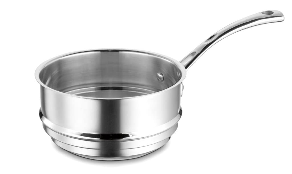 Cuisinart French Classic Tri-Ply Stainless 3-Piece Saucepan and Double Boiler Set