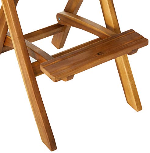 Christopher Knight Home Atlantic Outdoor Foldable Wood Barstool, 31", Natural Wood