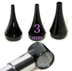 60 count - dr mom 3 mm disposable otoscope specula - premium quality for dr mom third generation slimline and original model otoscopes only