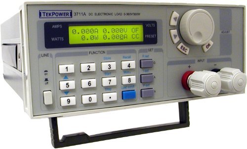 Tekpower TP3711A Programmable DC Electronic Load, 300 Watts with Part To Mount to a Rack