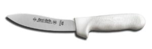 dexter-russell sani-safe - sl12 - 5-1/4" sheep skinning knife with white poly handle