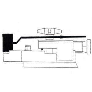 Shark Industries PN-71B Clip-on Silencer for Pro-Cut On-the-Car Brake Lathes, Chip Deflecting