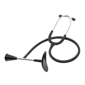 Dixie EMS Fetal Stethoscope for Baby’s Heartbeat Detection, Latex-Free Fetoscope with Pinard Horn and Soft Earbuds, 22”