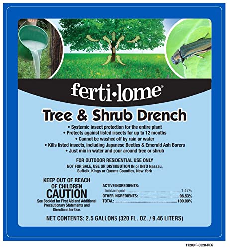 Fertilome 10208 2.5 Gal Tree & Shrub Systemic Insect Drench