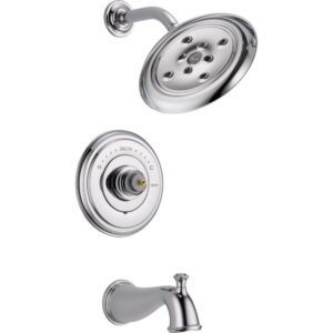 delta faucet t14497-lhp cassidy 14 series bathtub & shower trim without handle, chrome