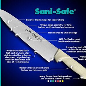 Dexter-Russell SANI-SAFE - SL12 - 5-1/4" Sheep Skinning Knife with White Poly Handle