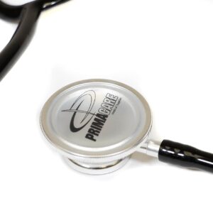 Primacare DS-9291-BK Pediatric Size 22 Inch Stethoscope for Clinical and Screening Instruments, Lightweight and Aluminum Dual Head Flexible Stethoscope, Black