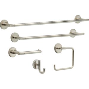 DELTA FAUCET 75935-SS Trinsic Wall Mounted Single Towel Hook in Brilliance Stainless Steel