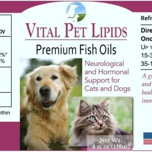 Vitality Science Flex N Free + Vital Pet Lipids for Dogs | 2 Part Program | Promotes Bone Development & Joint Health | Relieves Stiffness | Neurological & Hormonal Support | 100% Safe (Large)