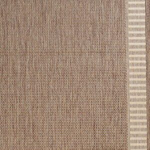 Couristan Recife 1681/1500 Wicker Rug, 5-Feet 3-Inch by 7-Feet 6-Inch, Stitch/Cocoa/Natural