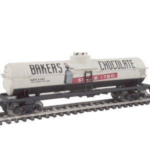 Walthers Trainline HO Scale Model 40' Tank Car - Baker's Chocolate GATX 31057