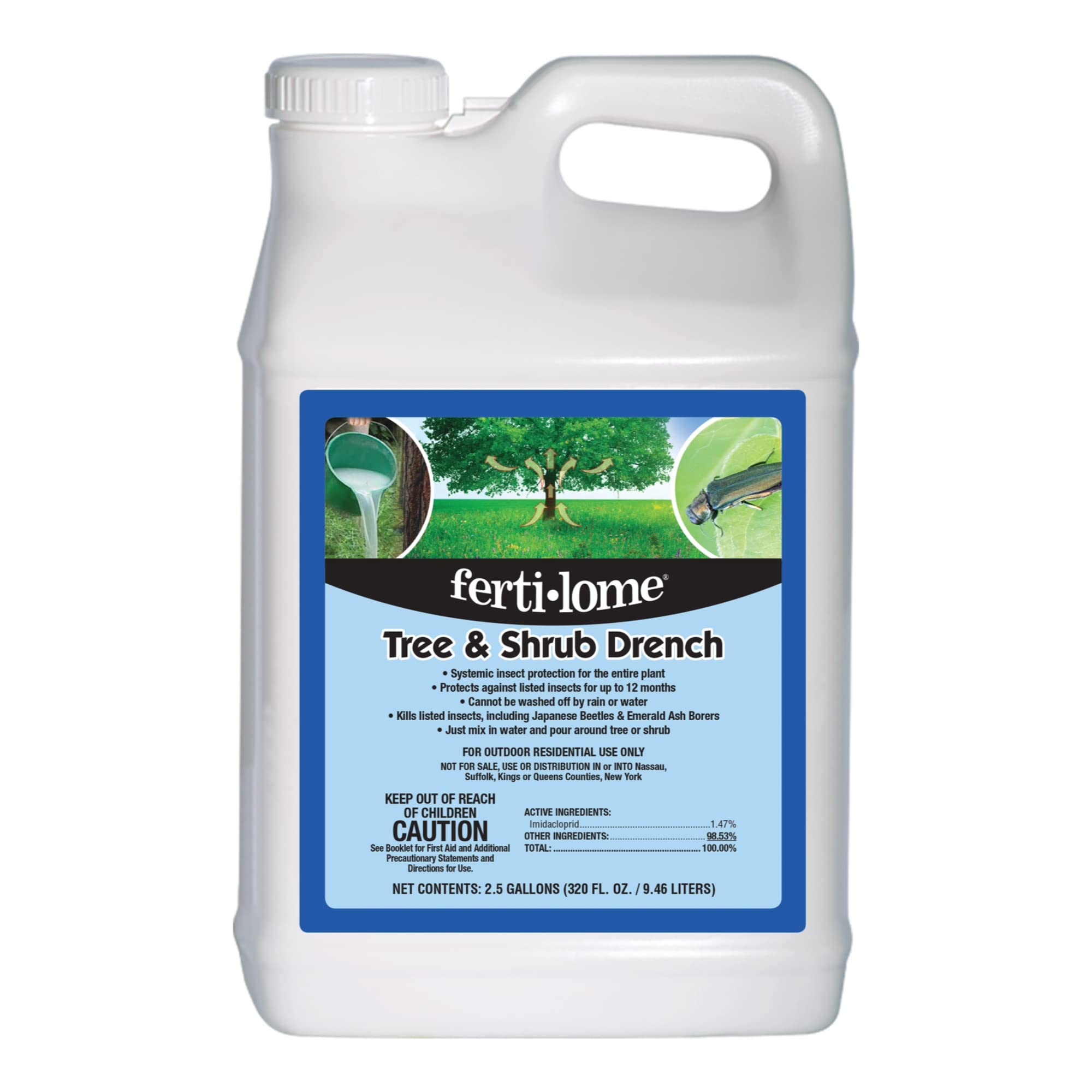 Fertilome 10208 2.5 Gal Tree & Shrub Systemic Insect Drench