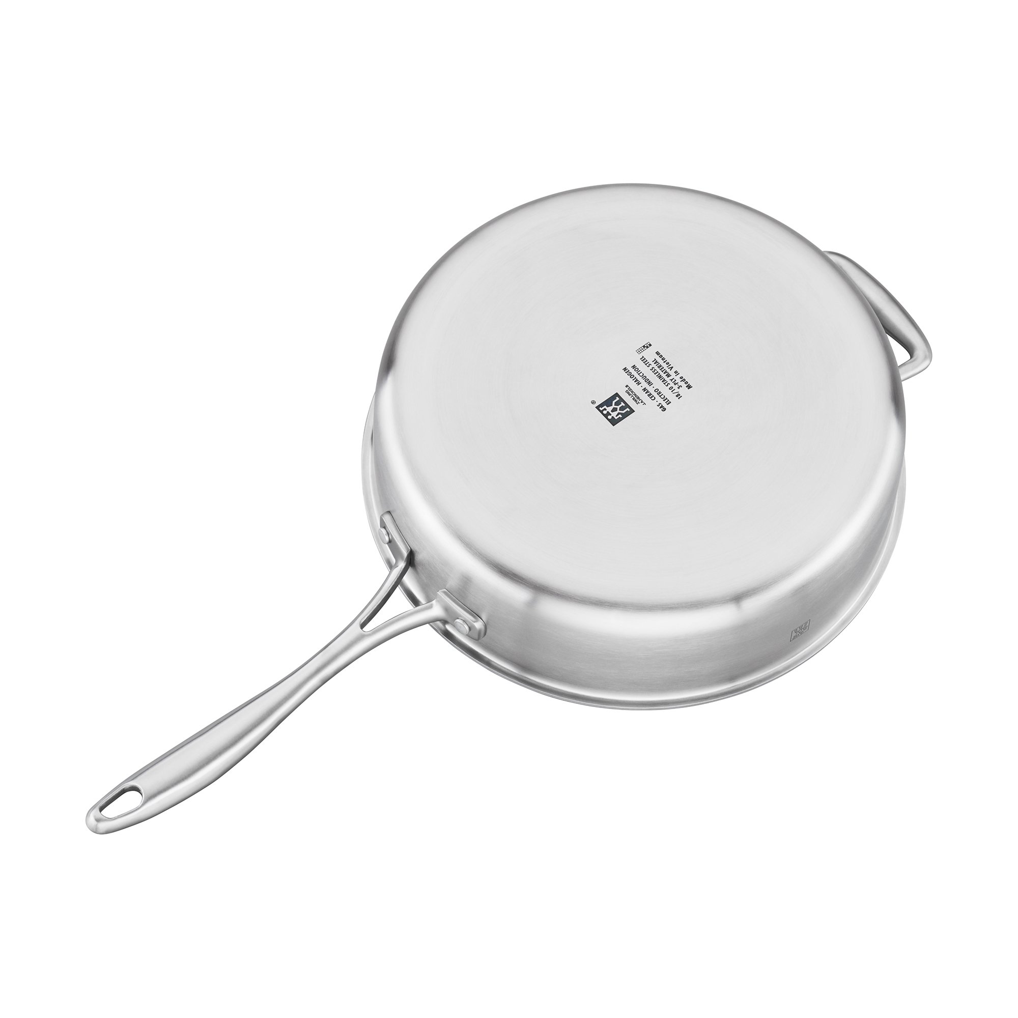 ZWILLING Spirit 3-ply Ceramic Nonstick Saute Pan, 5-qt, Stainless Steel