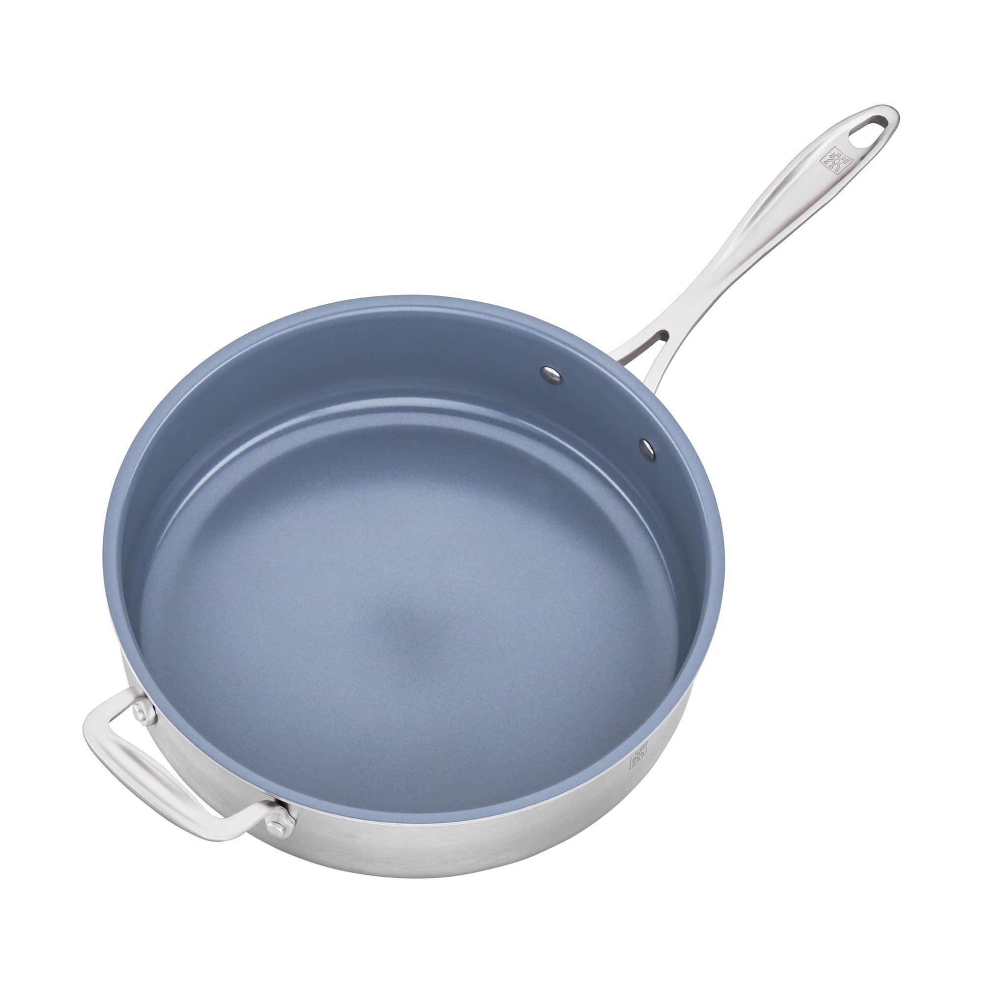 ZWILLING Spirit 3-ply Ceramic Nonstick Saute Pan, 5-qt, Stainless Steel