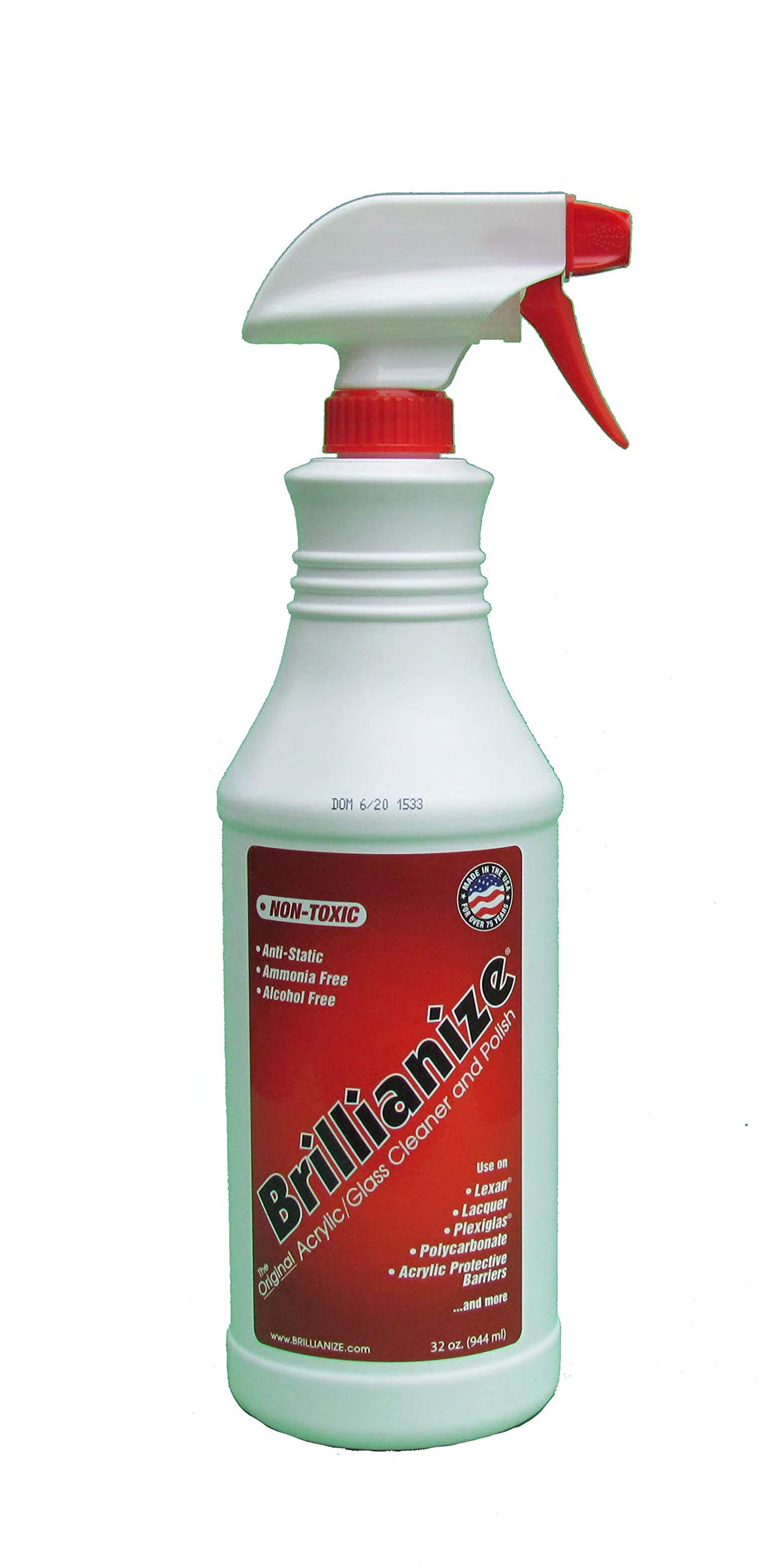 Brillianize 32 Ounce (944 ml) Trigger Spray Bottle