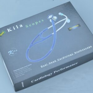 Kila Scopes Virtuoso Stethoscope - Professional Dual Head Cardiology & Diagnostic Stethoscope for Doctors and Nurses - with Accessories, K750 Sky Blue