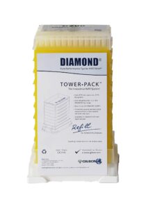 gilson pipetman f167103 standard diamond autoclavable pipette tip, tower pack, 2-200µl volume range (pack of 960)