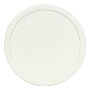 corningware f-5-pc french white 1.5qt round plastic cover