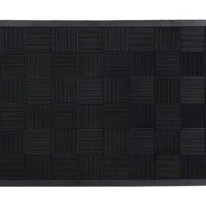 Guardian Floor Protection PARQUET2X3 Parquet Wiper Scraper Outdoor Floor Mat, Rubber, Black, 2' Length, 3' Width