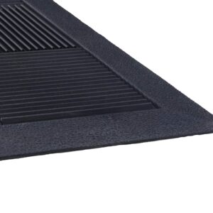 Guardian Floor Protection PARQUET2X3 Parquet Wiper Scraper Outdoor Floor Mat, Rubber, Black, 2' Length, 3' Width