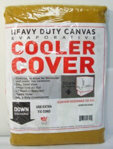 34"w x 34"d x 40"h down draft heavy duty canvas cover for evaporative swamp cooler (34 x 34 x 40)