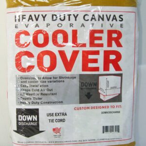 34"W x 34"D x 40"H Down Draft Heavy Duty Canvas Cover for Evaporative Swamp Cooler (34 x 34 x 40)