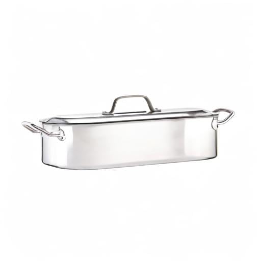 KitchenCraft Clearview S/Steel Fish Poacher with Lid