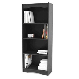 Sonax Hawthorn Tall Bookcase, 60", Midnight Black