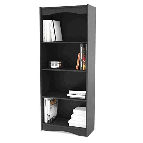 Sonax Hawthorn Tall Bookcase, 60", Midnight Black