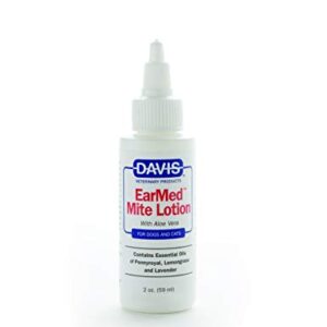 Davis EML02 EarMed Mite Lotion for Pets, 2 oz