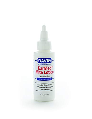 Davis EML02 EarMed Mite Lotion for Pets, 2 oz