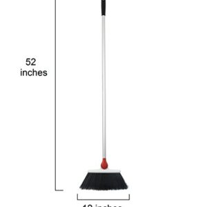 OXO Good Grips Any Angle Broom,Silver,1 EA