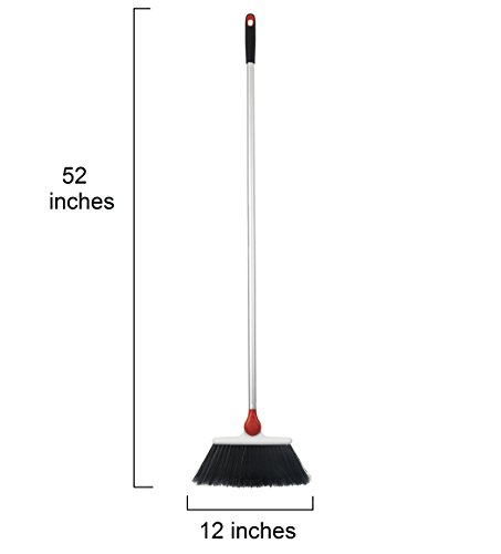 OXO Good Grips Any Angle Broom,Silver,1 EA