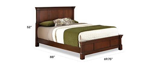 Aspen Rustic Cherry King Bed by Home Styles