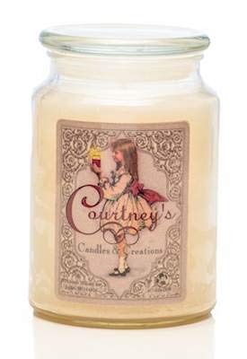 Courtney's Candles Creme Brulee Maximum Scented 26oz Large Jar Candle