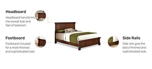 Aspen Rustic Cherry King Bed by Home Styles