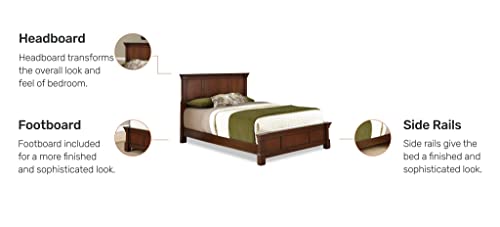 Aspen Rustic Cherry King Bed by Home Styles