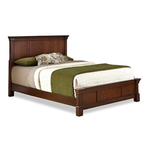 aspen rustic cherry king bed by home styles